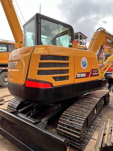 Excavadora de segunda mano Sany SY60C, maquinaria de movimiento de tierras a la venta, Komatsu, componentes de núcleo de peso operativo de 6 toneladas, bomba de motor - Product Image 3