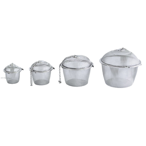 Newest Design Eco-Friendly Stainless Steel Mesh <b>Tea</b> Filter & Strainer with Ball - Product Image 1