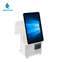 Kiosque de libre-service de bureau 15,6 pouces avec grand écran tactile, résolution 1920x1080, prise en charge de plusieurs systèmes d'exploitation, terminal de paiement en libre-service