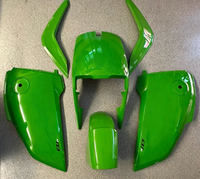 Kit de carénage ABS vert brillant 6 pièces pour moto électrique SOCO, ensemble de carénage complet personnalisé pour la réparation et la modification de scooter électrique