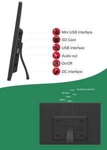 Khung Ảnh Kỹ Thuật Số 14 Inch Full HD Màn Hình Độ Phân Giải Cao 1280X800, Hỗ Trợ Video 720P Và Hiển Thị Ảnh Với Nhạc Nền - Product Image 4