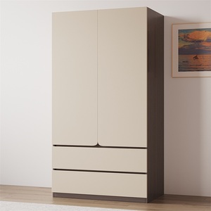 Últimos Diseños de Armarios, Organizador de Esquina, Armario de Madera MDF para Dormitorio Pequeño con Cajones - Product Image 1