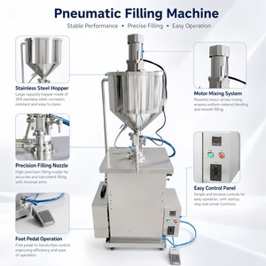 Halbautomatische Edelstahl-Füllmaschine für Haargel und Vaseline mit Anti-Tropf-System zum Verkauf - Product Image 5