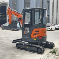 Petite mini-pelle 2,5 tonnes Machines de construction Machines de terrassement Machine d'excavatrice sur chenilles Prix de la mini pelleteuse