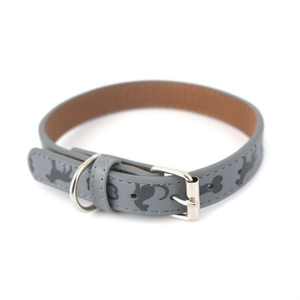Yommy <b>Pet</b> <b>Collar</b> 42cm Gray With Dog Print For Dogs - Product Image 2