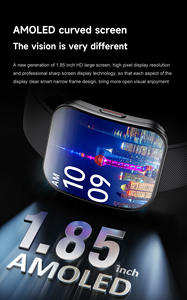 Montre connectée de surveillance de santé privée avec écran AMOLED 1,85 pouces VS61 PRO, étanche IP68, appels téléphoniques - Product Image 2