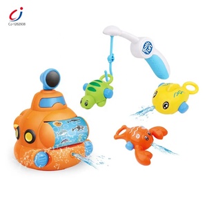 Bébé salle de bain douche ensemble d'eau en plastique sous-marine bateau jouets de bain de jet - Product Image 5