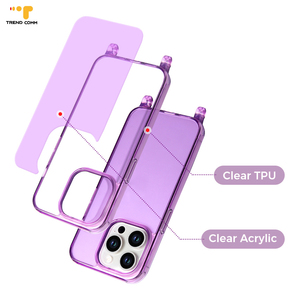 Anti choc téléphone clair pour iphone étui transparent designer coques <span class=keywords><strong>de</strong></span> téléphone pour iphone 11 12 13 14 15 pro max - Product Image 4