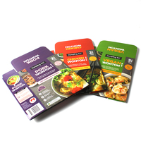 Emballage en carton blanc imprimé pour produits alimentaires surgelés, fabricant de boîtes pliantes personnalisées en flexographie