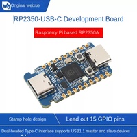 Placa de Desarrollo de Microcontrolador MicroSnow Raspberry Pi RP2350A, Doble Núcleo, Doble Arquitectura, Pico2, USB Tipo-C, 15 Pines GPIO