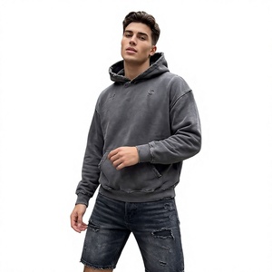 Sudadera con Capucha Personalizada al por Mayor para Hombre, 280 g/m², Felpa de Algodón, Corte Regular, Color Sólido, Secado Rápido, Ecológica, con Bolsillo, para Marcas de Ropa Urbana Estadounidense, Venta al por Mayor - Product Image 1