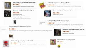 초기형 고급 맞춤형 액체 합금 차량용 방향제, 오래 지속되는 프리지아 향, 자연 증발 100ml - Product Image 4