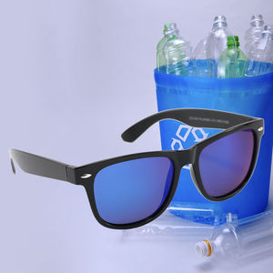 High Quality Fashion Custom Sun Glasses Polarized Square 2023 Plastic Recycled Sunglasses