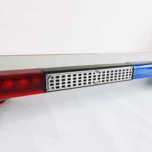 Barre lumineuse stroboscopique LED haute puissance 47in 120cm pour camions nouvelle barre lumineuse clignotante d'urgence amplificateur sirène haut-parleur <span class=keywords><strong>rouge</strong></span> FJ Cruiser - Product Image 3
