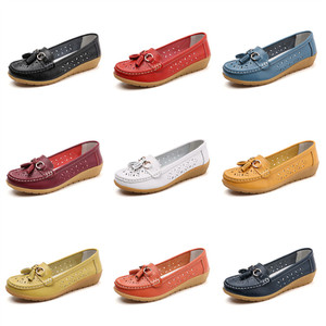 Chaussures Femme Grande Taille Printemps en PU Creuses à Semelle Tendon de Bœuf, Sabots Confortables pour <span class=keywords><strong>Maman</strong></span> – Meilleures Ventes - Product Image 6