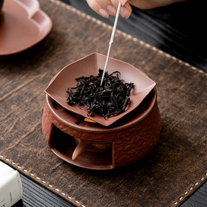Juego de Hornos para Tostar Té, Cerámica, Calentamiento por Fuego Indirecto, para Aromaterapia, Uso en Interiores, Origen Dehua - Product Image 1