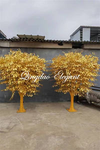 بخاخ شجرة عيد الميلاد المجيد بأقواس عيد الميلاد الذهبية شجرة السنة الصينية الجديدة قوس شجرة الذهب الاصطناعي - Product Image 6