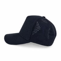 Casquette de baseball personnalisée avec motif découpé au laser |   Casquette de sport d'extérieur respirante, casquette de baseball tactique perforée