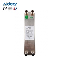 Échangeur de chaleur à plaques brasées personnalisé BPHE pour système de pompe à chaleur monobloc, unité de transfert de chaleur pour eau chaude