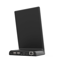 Tablette tactile publicitaire Android de bureau en forme de L de 10 pouces de qualité supérieure, écran vertical de bureau, tablette tout-en-un Android