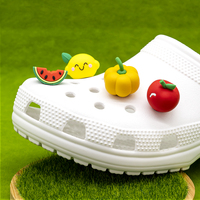 Nuovi Stili di Fabbrica: Charm 3D in PVC per Scarpe, Carini e Femminili, 3cm, Fiori Multicolore, Accessori 3D all'Ingrosso