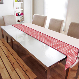 Camino de Mesa Estampado 100% Algodón, Decoración de Mesa Simple, Ecológica e Impermeable para el Hogar, Comedor y Eventos - Product Image 1