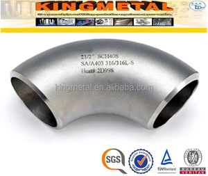 A403 304/316L thép không gỉ 45/90 độ 12inch khuỷu tay phụ kiện đường ống <span class=keywords><strong>dn300</strong></span> - Product Image 5