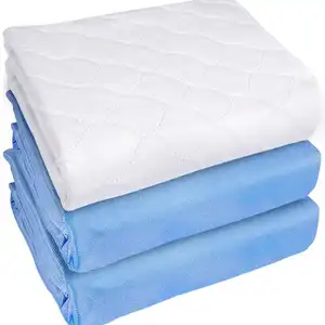 وسادة سرير قابلة للغسل قابلة لإعادة الاستخدام ماصة للبول للبالغين