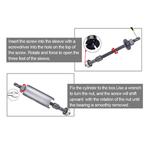 Dụng Cụ Sửa Chữa Xe Máy Kéo Vòng Bi Trong Từ 9Mm Đến 23Mm - Product Image 6