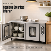 Armoire de désinfection à haute température à commande micro-ordinateurisée automatique pour la stérilisation des vaisselles de cuisine commerciale
