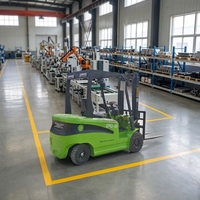 Chariots élévateurs électriques 2 tonnes, petits véhicules à quatre roues, nouvelle énergie, écologiques, batterie lithium-ion, transpalette hydraulique latéral, robustes