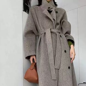 AIMEISI Cappotto Invernale Elegante di Alta Gamma in Lana con Collo Alto e Cashmere per Donne - Product Image 4