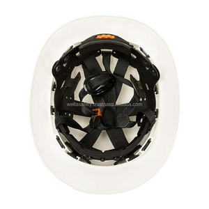 Casco de Seguridad WELTA Listo para Enviar, ANSI Z89.1, EPI, para Trabajos en Altura y Rescate, Ajustable con Trinquete, ABS, Color Blanco - Product Image 5