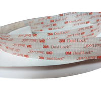 Attache refermable double verrouillage 3M SJ3560 Type 250 Transparente Auto-adhésive Forte Adhérence