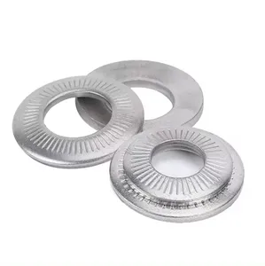 304 Locking Gasket Stainless Steel Anti-loose Washer Double-sided Teeth Butterfly With Teeth Gasket M3-m36 Din9250