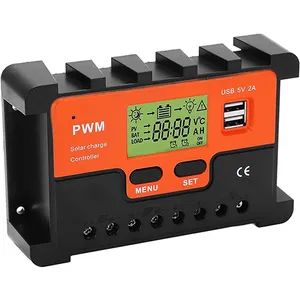 Pwm Solar Charge Controller 12v 24v intelligent auto energy regulator led lamp solar street light charge controller