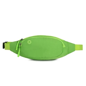 Adjustable Letter Waist Bag Fanny Pack <b>Waterproof</b> Polyester Hip Bag Zipper Closure for Unisex Outdoor Running Hiking Travel - Product Image 5