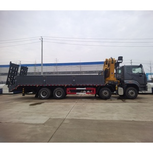 Truk Derek Lipat HOWO 8x4 16-ton yang Dipasang di Truk Flatbed - Product Image 4