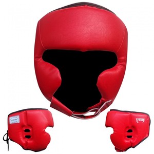 Protège-tête en cuir d'origine, bon prix, équipement de protection en cuir de bonne qualité, couvre-chef de boxe - Product Image 1