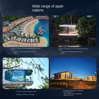 Capsule Intelligente Préfabriquée – Maison Mobile Multifonctionnelle pour Zones Scéniques, Hôtel, Station Balnéaire, Maison Écologique Modèle E7