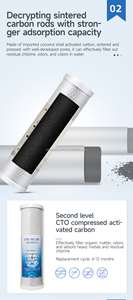 Filtro de sistema de agua de ósmosis inversa pura 5 etapas Repuestos sin agua Instalación en el sitio - Product Image 3