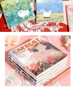 Quaderno con Copertina Rigida in Gomma Spessa di Alta Qualità 48K, Confezione Regalo per Studenti delle Scuole <span class=keywords><strong>Medie</strong></span> e Superiori - Product Image 5