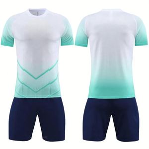 Maillot de football pour adulte, nouvelle conception du fabricant, logo personnalisé, séchage rapide, 100% polyester, manches courtes, uniforme de football tendance - Product Image 6