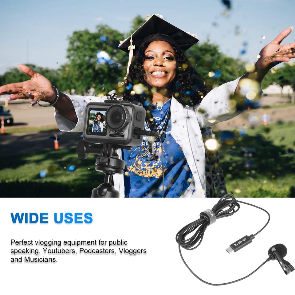 BOYA BY-M3 Digital Lavalier Microphone description image 2