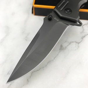 Couteau pliant de poche F118 pour l'extérieur, acier 5Cr13Mov, manche G10, DIY OEM, camping, sauvetage, chasse - Product Image 3