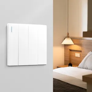 Novos Produtos quentes UE REINO UNIDO Padrão Home Wall Botão On Off 3 Gang 1 Way Light Switch