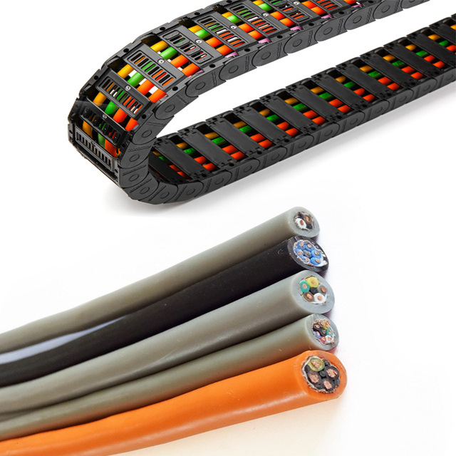 TRV TRVSP Electronic Line High-speed Drag Chain Robot Cable 1.5 2.5 Automation Machinery Equipment Signal Line Drag Chain Cable