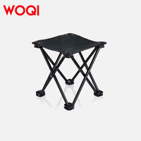 Tabouret de camping portable WOQI, sacs de transport, siège de voyage pliable pour l'extérieur, tabouret pliant portable pour le camping et les activités de plein air