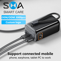 Banco de Energía Inalámbrico Magnético de 10000 mAh con Diseño Personalizado y Logotipo, Carga Rápida PD45W Tipo C, Venta al Por Mayor