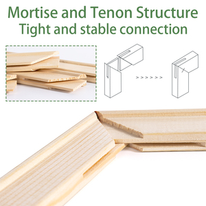 Barre tendue 17X37MM <span class=keywords><strong>de</strong></span> structure <span class=keywords><strong>de</strong></span> mortaise et <span class=keywords><strong>de</strong></span> tenon bon marché personnalisée en gros, cadre en bois pour la <span class=keywords><strong>peinture</strong></span> sur toile, fournitures d'art - Product Image 3